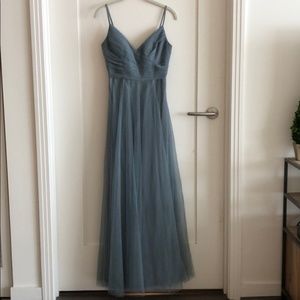 Jenny Yoo Brielle (Mayan Blue), Dress- NEW!